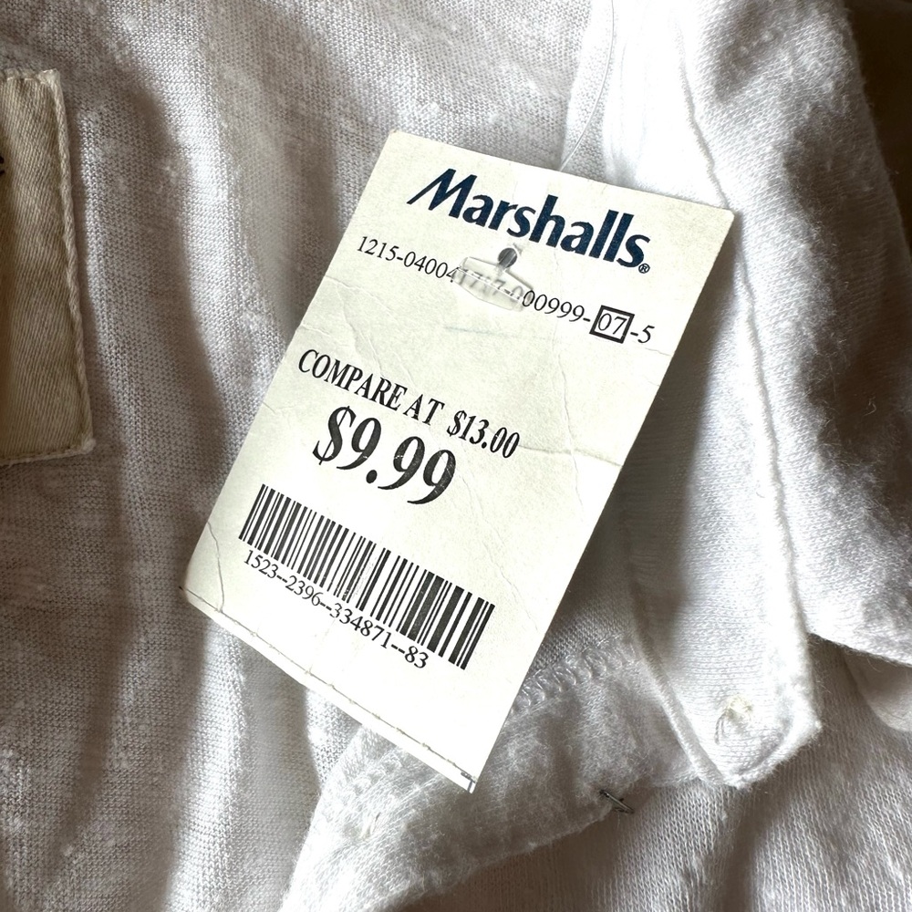 🎉Abercrombie and Fitch White Peplum Shirt S - Picture 8 of 9